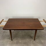Table scandinave extensible en palissandre 1960