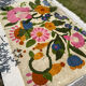 80s floral rug handmade tapitouf in pieces