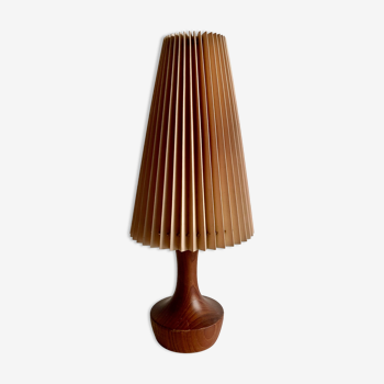 Mid Century Danish Teak Bedside Lamp, 1960s