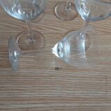 11 stemmed glasses cut glass