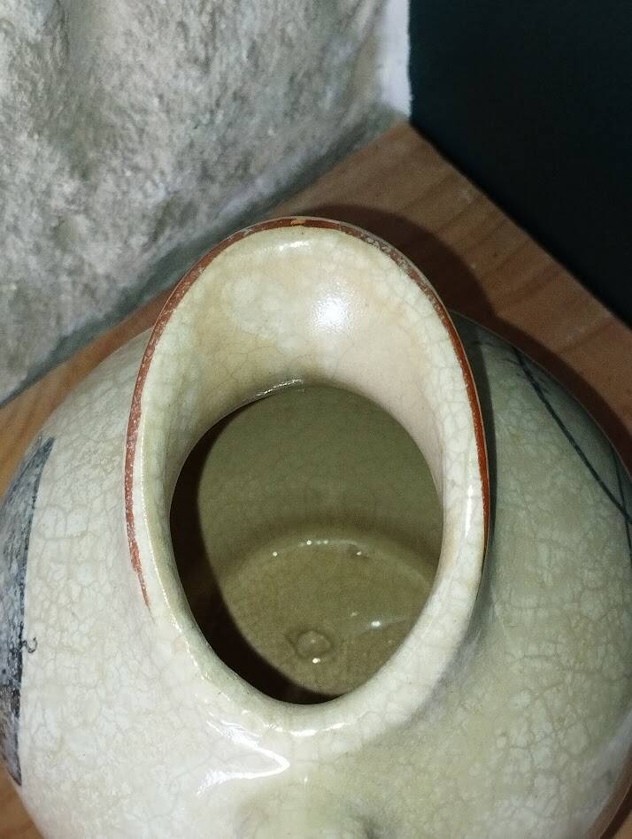 Ceramic jug signed Cazalac