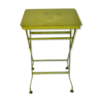 Small folding garden table