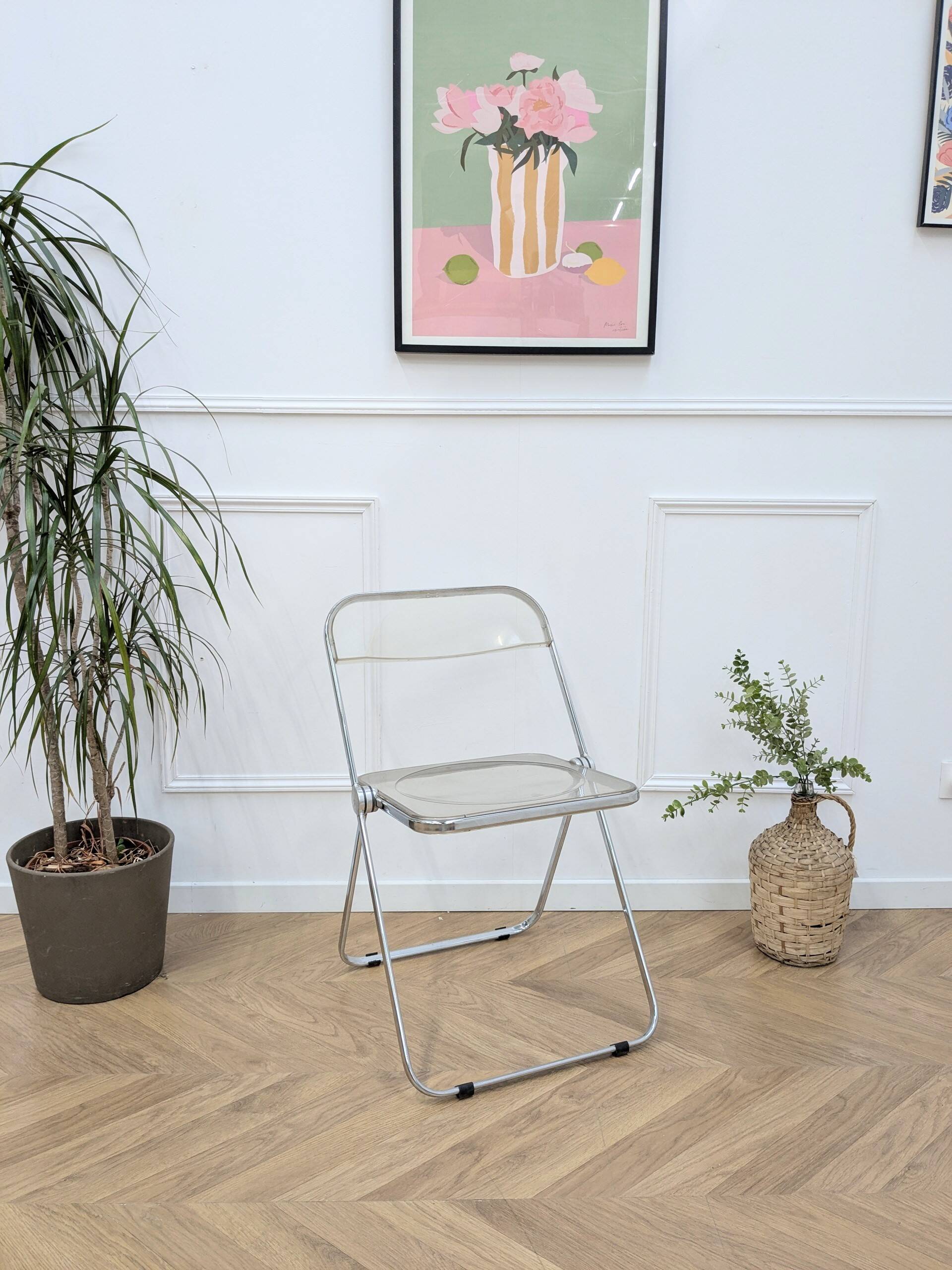 Plia chair by Giancarlo Piretti for Castelli