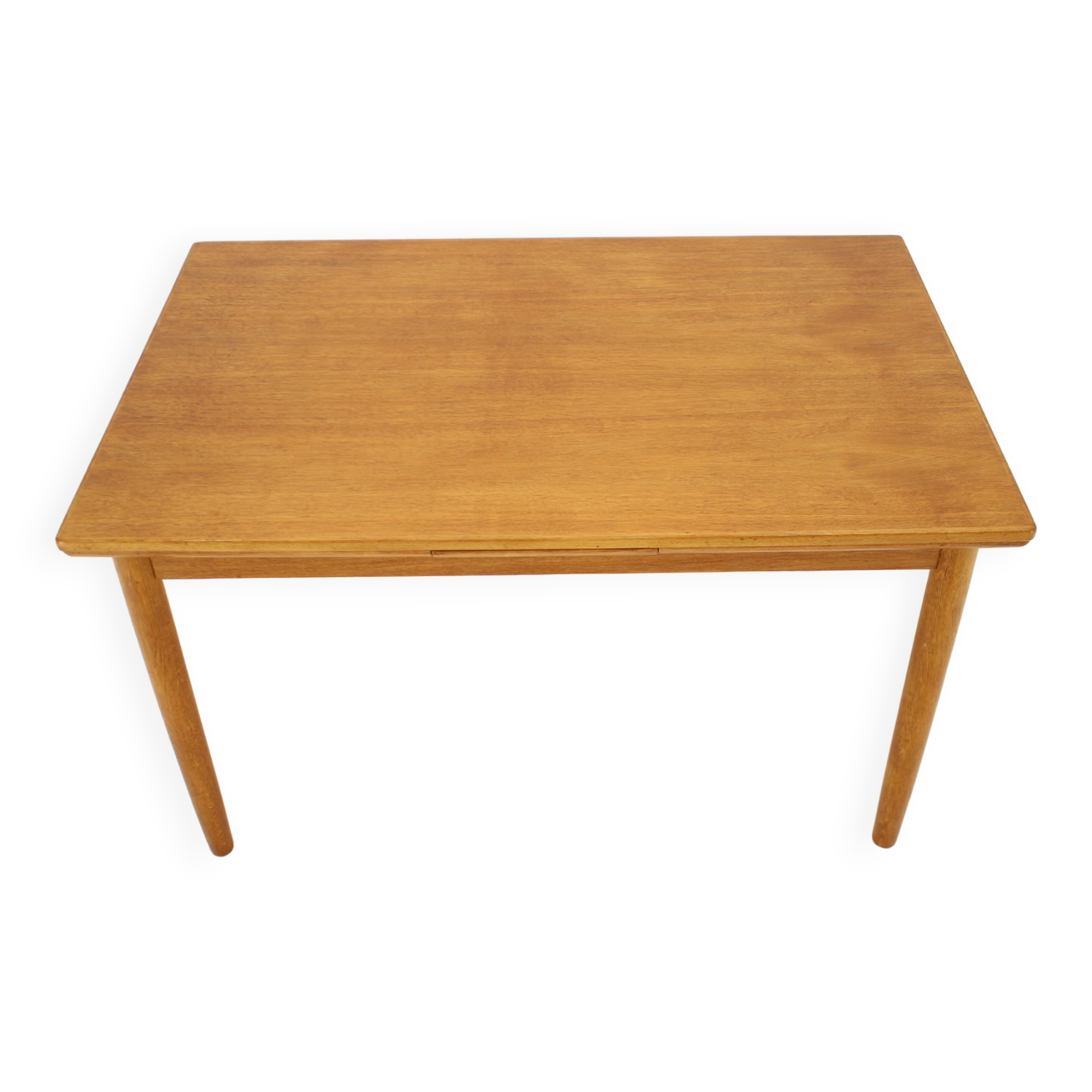 1960s Danish Extendable Dining Table in Oak