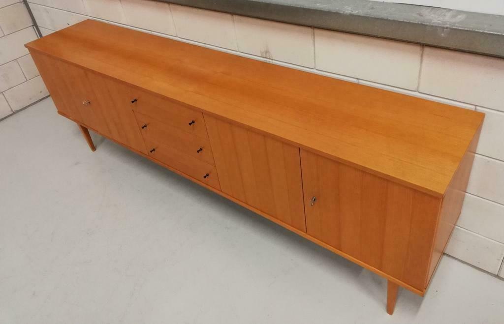 Mid-century vintage enfilade lowboard wall cabinet