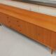 Mid-century vintage enfilade lowboard wall cabinet