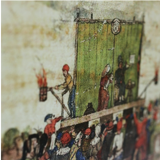 Harlequin puppet theatre