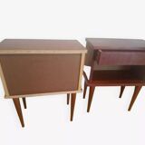 Set of 2 vintage bedside tables