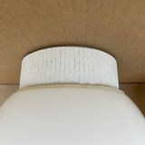 Vintage opaline and ceramic ceiling or wall light