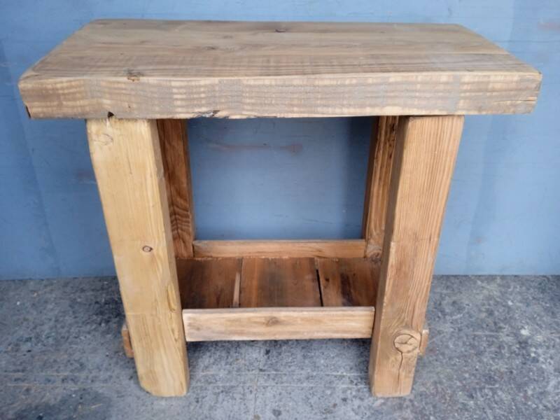 Workbench 90cm old solid wood