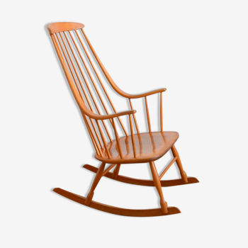 Rocking chair Scandinave « Grandessa » Lena Larsson 1960s