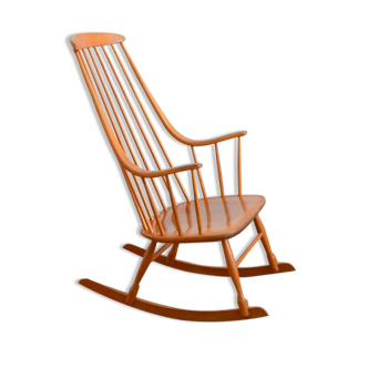 Rocking scandinavian chair "Grandessa", Lena Larsson 1960s