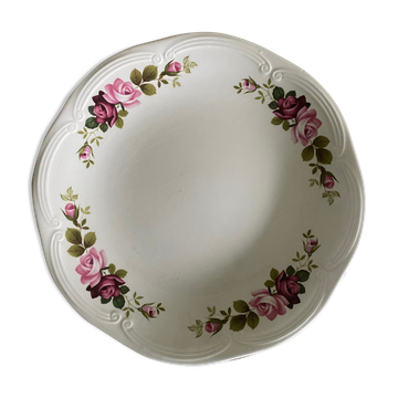 Plat de présentation ancien faïence Gien modele Champs