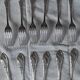 12 silver-plated metal forks by Félix Frères