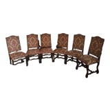 6 Louis XIII chairs or called sheepbone