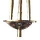 Lustre vibtage en cristal et bronze