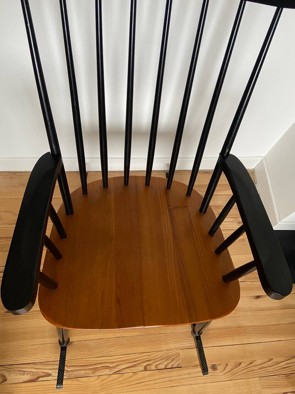 Vintage Scandinavian design rocking chair