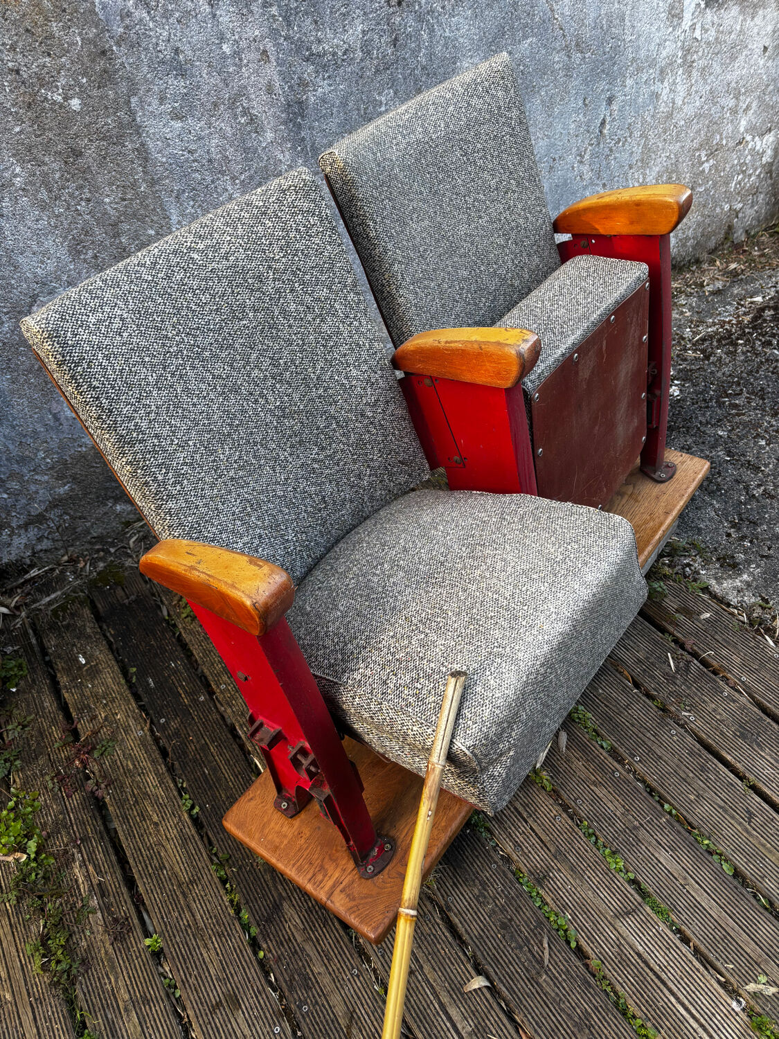 Pair of cinema seats