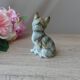 Vintage porcelain sitting cat figurine taiwan collection