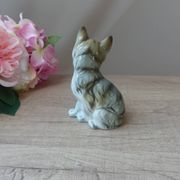 Vintage porcelain sitting cat figurine taiwan collection
