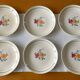 6 old earthenware dessert plates from Saint-Amand (North)