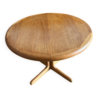 Table basse Baumann design des années 70 en teck et placage de teck