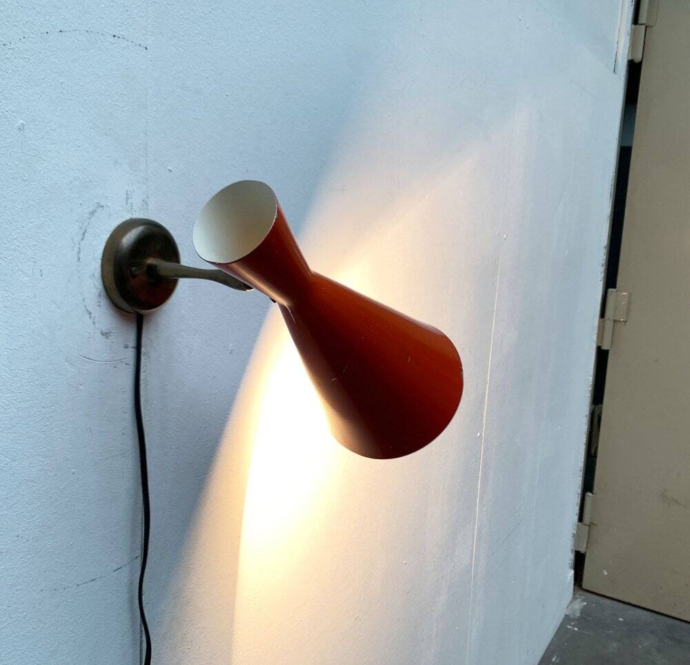 Mid-Century Diabolo Wall Lamps, 1960s, Set of 2