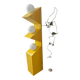 Axel Chay yellow floor lamp Monoprix