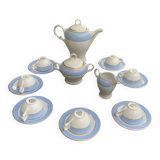 Coffee service, composed of 17 pieces, Poreylor, l amandinoise, vintage