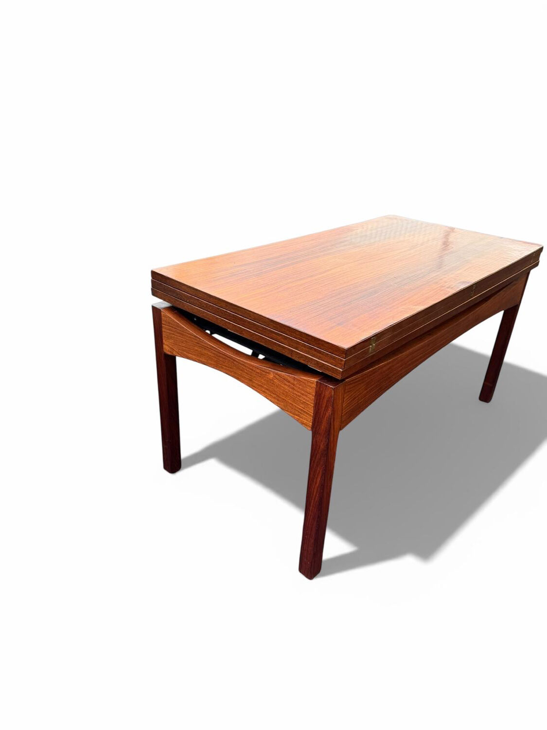 Modular table "Révélation" by Albert Ducrot. Rosewood. 1960s.