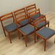 Set of six teak chairs, Danish design, 1970s, designer: Poul M. Volther
