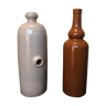 Duo of sandstone bottles