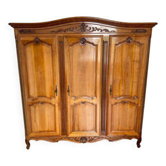 Armoire penderie 3 portes style Régence
