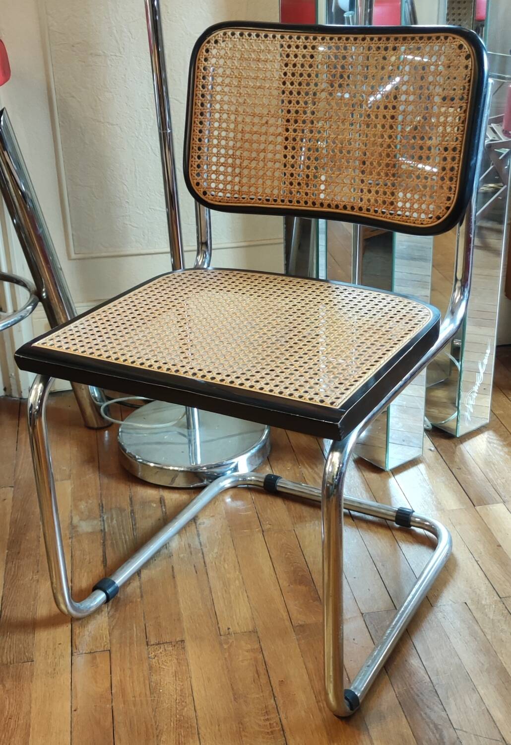 Vintage Cesca Designer Chair by Marcel Breuer/Model B32/1970