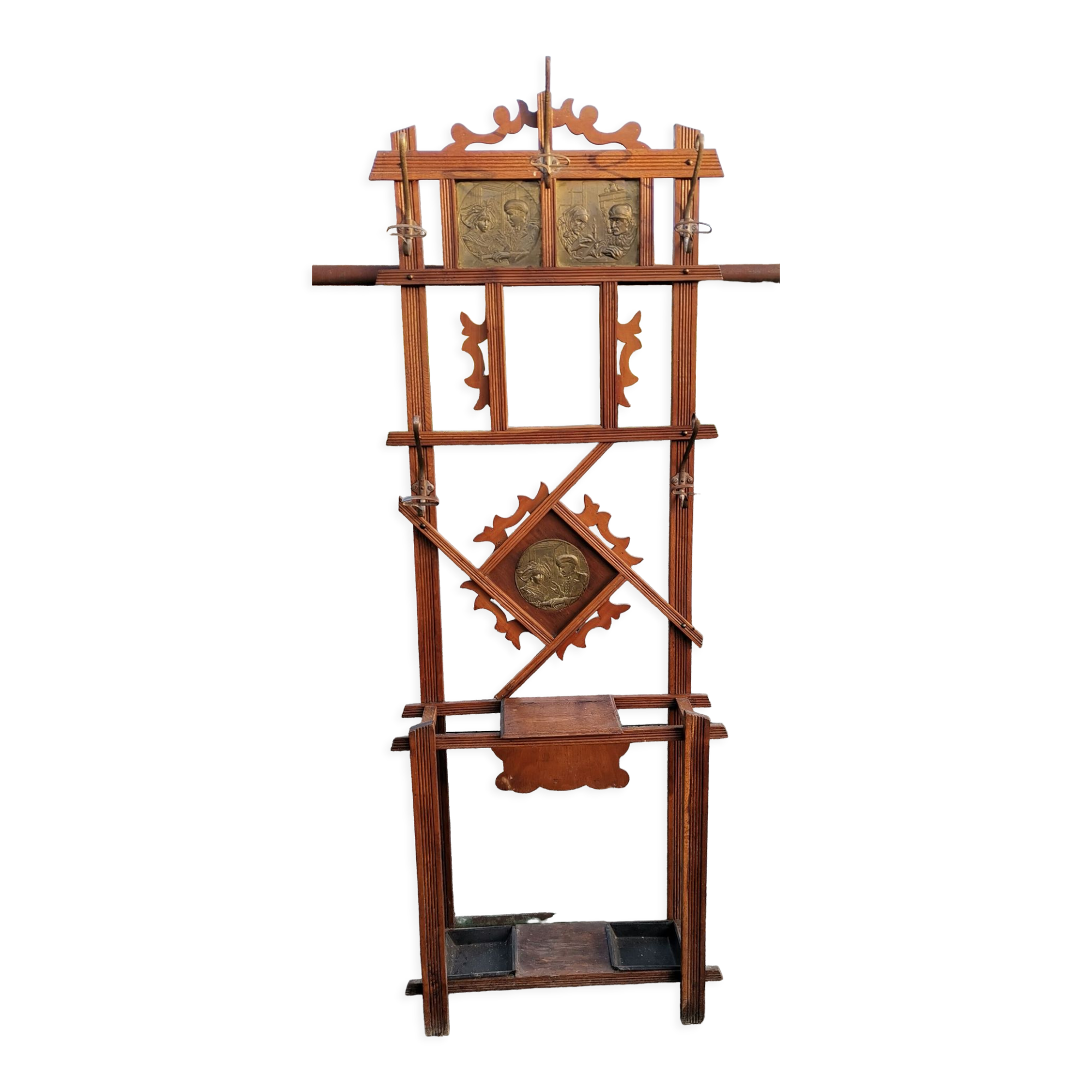 Art Deco coat rack cloakroom