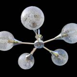 Sputnik designer pendant chandelier 1970s