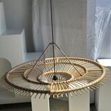 Suspension rattan saucer iron frame D:120 H:60