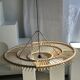 Suspension rattan saucer iron frame D:120 H:60