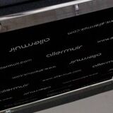 Allermuir Freeflow sofa in blue and grey fabric