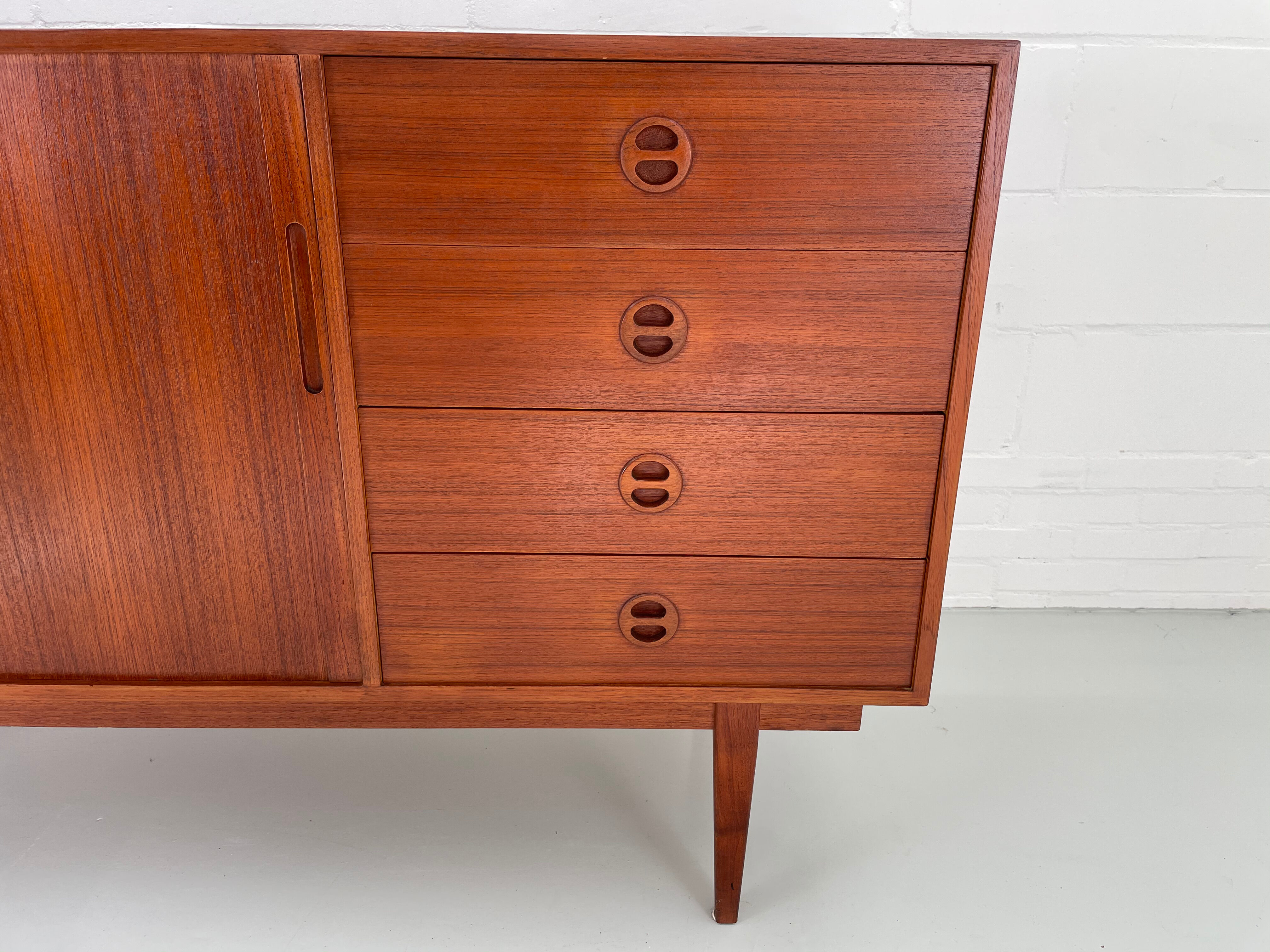 Svante Skogh  sideboard with one Tambour sliding door