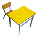 Table et chaise d’école petite enfance vintage