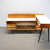 Modular desk and mid-century storage unit by Mojmír Požár, UP Závody, 1960s
