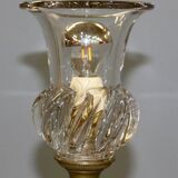 Lampadaire de parquet en verre de Murano vers 1940