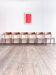 Set of 6 #71 teak chairs by Niels O. Møller, JL. Moller Mid Century