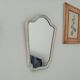 Vintage mirror in wood and stucco 48.5cm*38.5cm