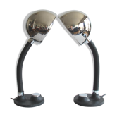 Pair of vintage lamps 70s