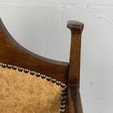 Chaise Arts and Crafts de William Birch par EG Punnett pour Liberty & Co. vers 1900