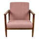 Pink Boucle GFM-142 Armchair attributed to Edmund Homa, 1970s