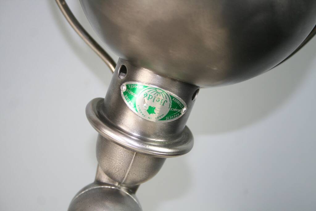 Jieldé graphite industrial wall lamp by Jean Louis Domecq