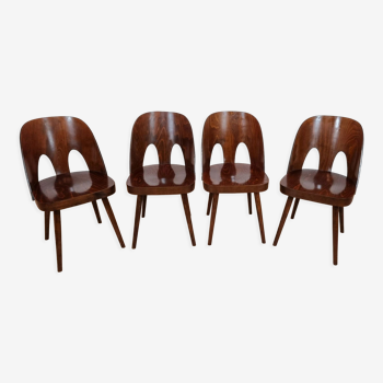 Set of 4 dining chairs by Oswald Haerdtl
